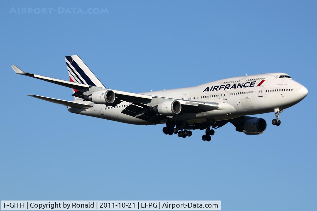 F-GITH, 2003 Boeing 747-428 C/N 32868, at cdg