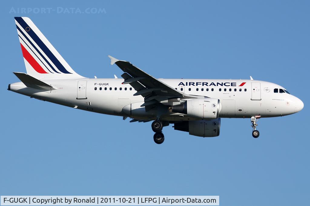 F-GUGK, 2005 Airbus A318-111 C/N 2601, at cdg