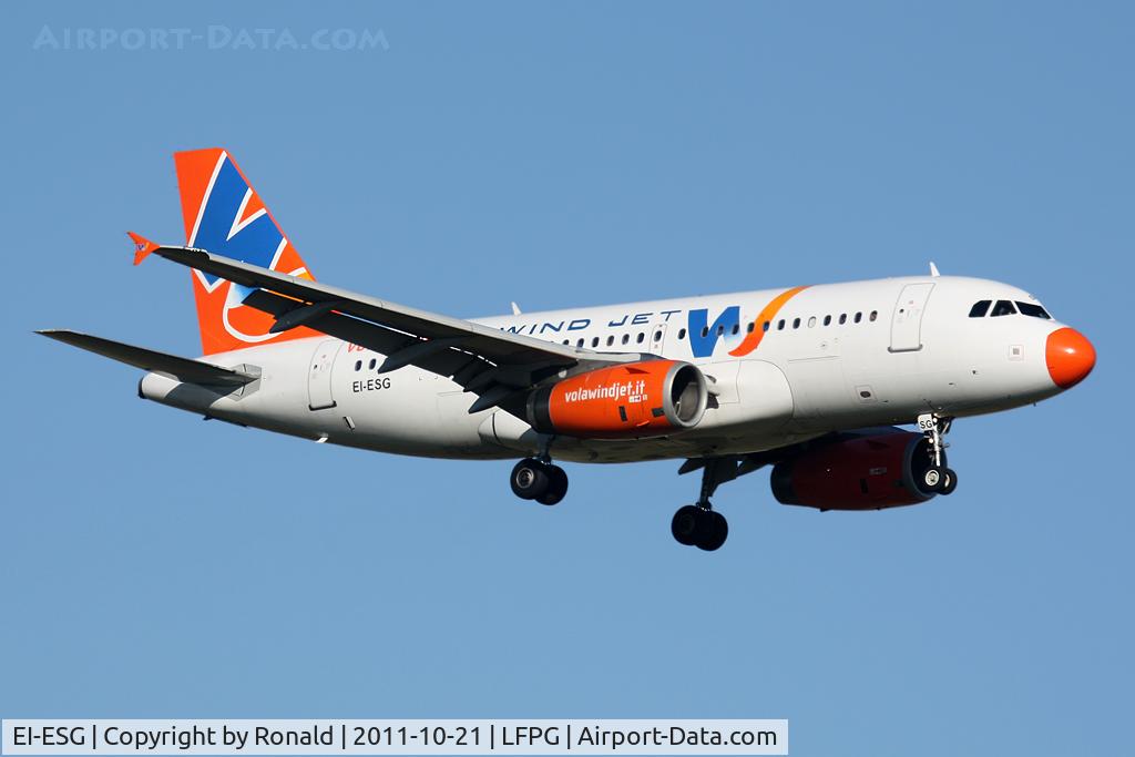 EI-ESG, 2006 Airbus A319-132 C/N 2797, at cdg