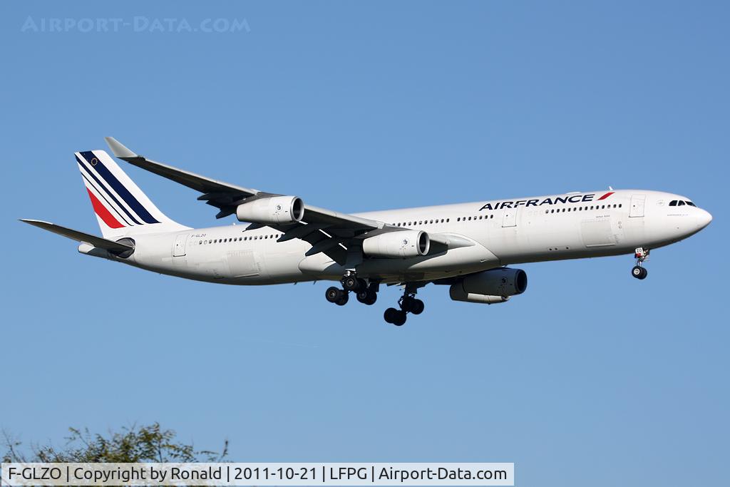 F-GLZO, 1998 Airbus A340-313X C/N 246, at cdg