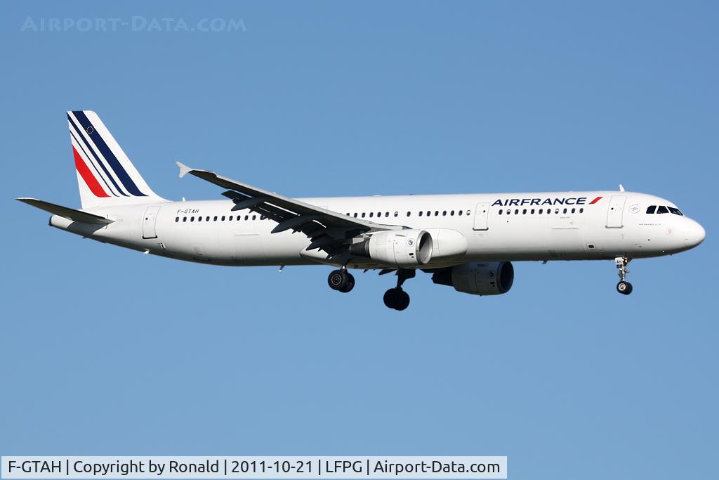 F-GTAH, 1999 Airbus A321-211 C/N 1133, at cdg