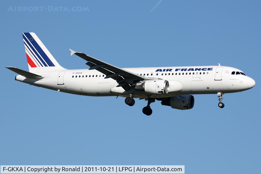 F-GKXA, 1991 Airbus A320-211 C/N 287, at cdg