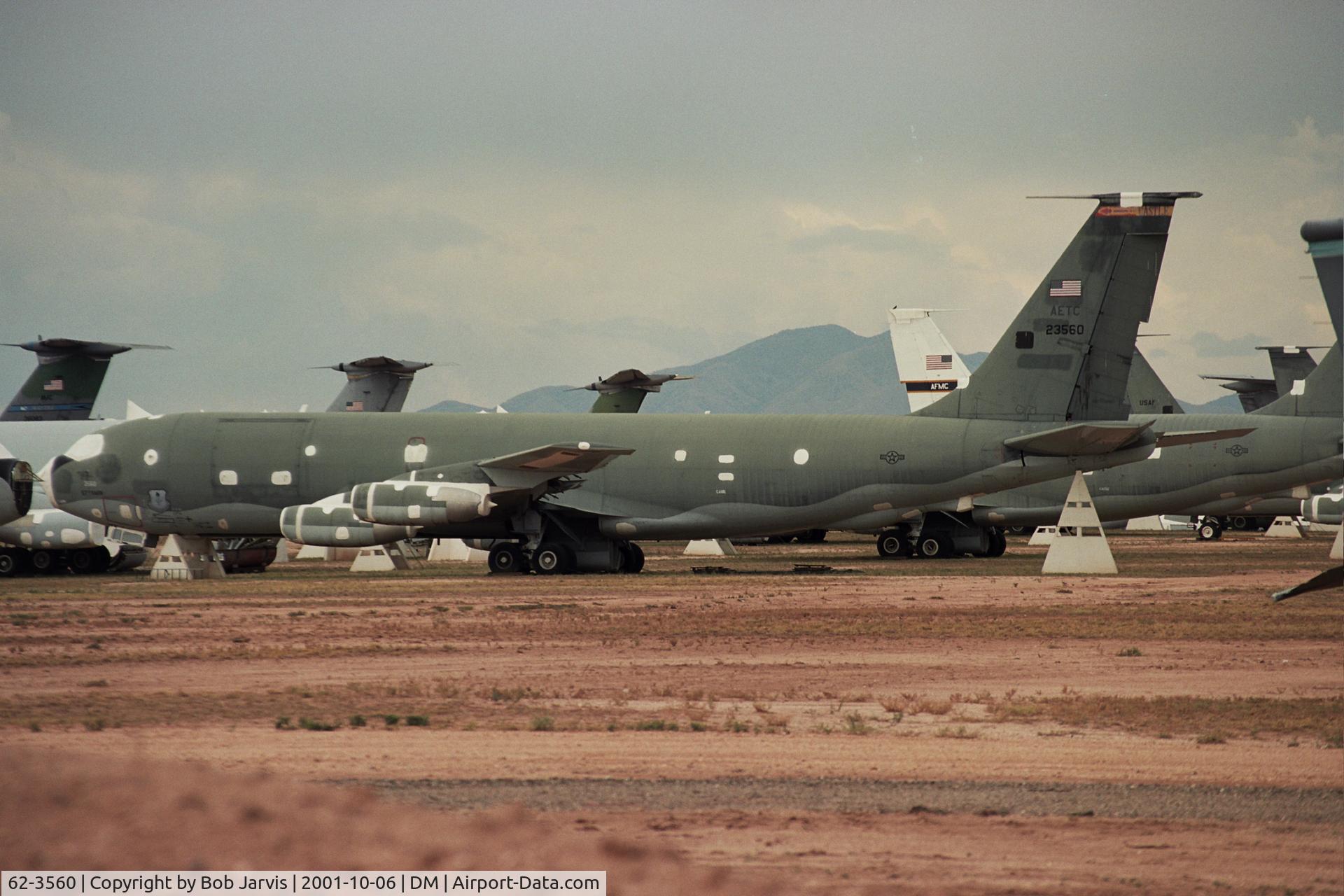 62-3560, 1962 Boeing KC-135A Stratotanker C/N 18543, Taken from perimeter of AMARG, not looking in too good shape here.