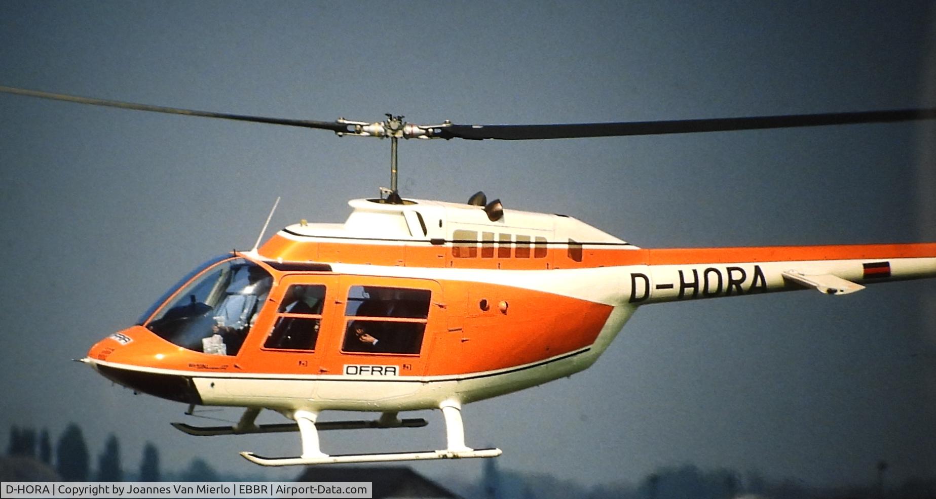 D-HORA, 1980 Agusta AB-206B JetRanger III C/N 8590, Slide scan