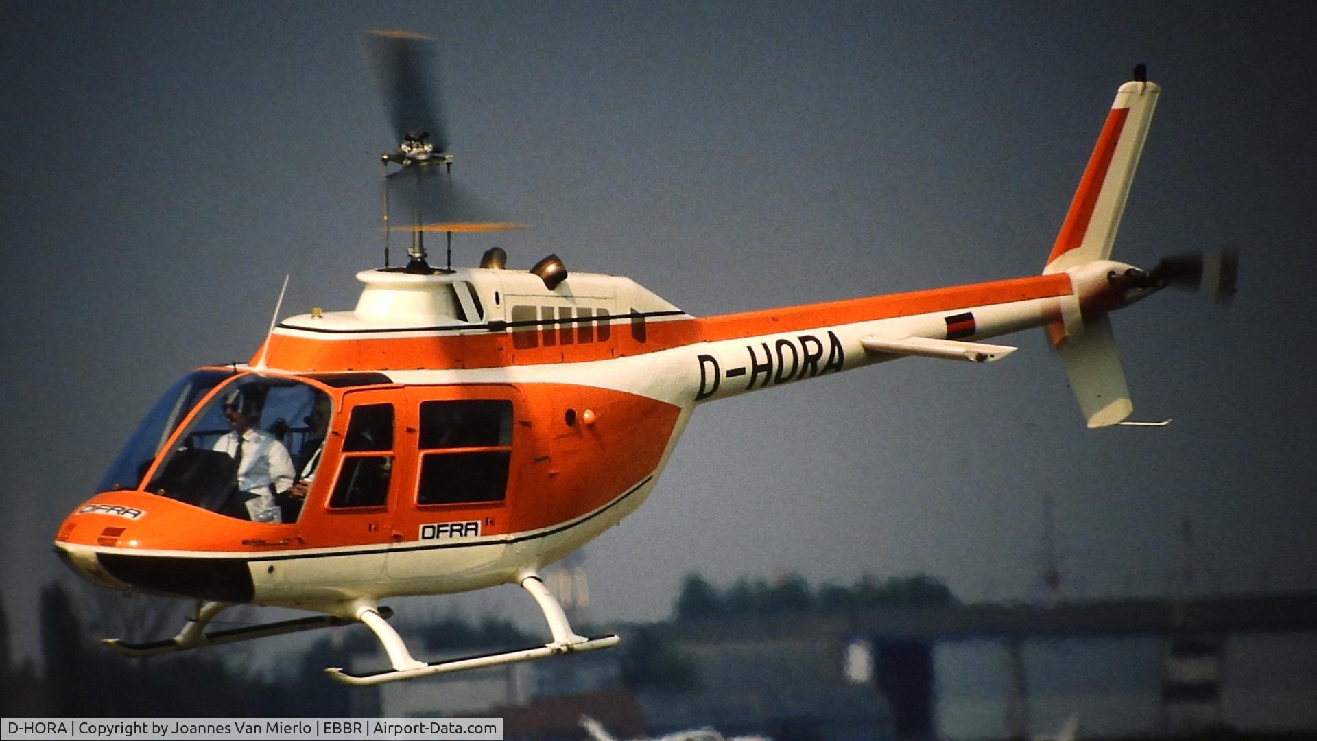 D-HORA, 1980 Agusta AB-206B JetRanger III C/N 8590, Slide scan
