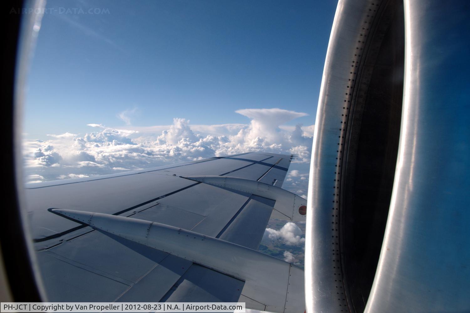 PH-JCT, 1995 Fokker 70 (F-28-0070) C/N 11537, Flying over Sweden on a nice summer day in a KLM CityHopper Fokker 70