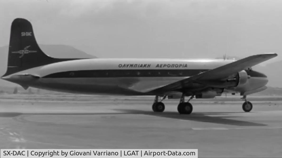 SX-DAC, 1944 Douglas DC-4 Skymaster C/N 27336, Departing from Athens