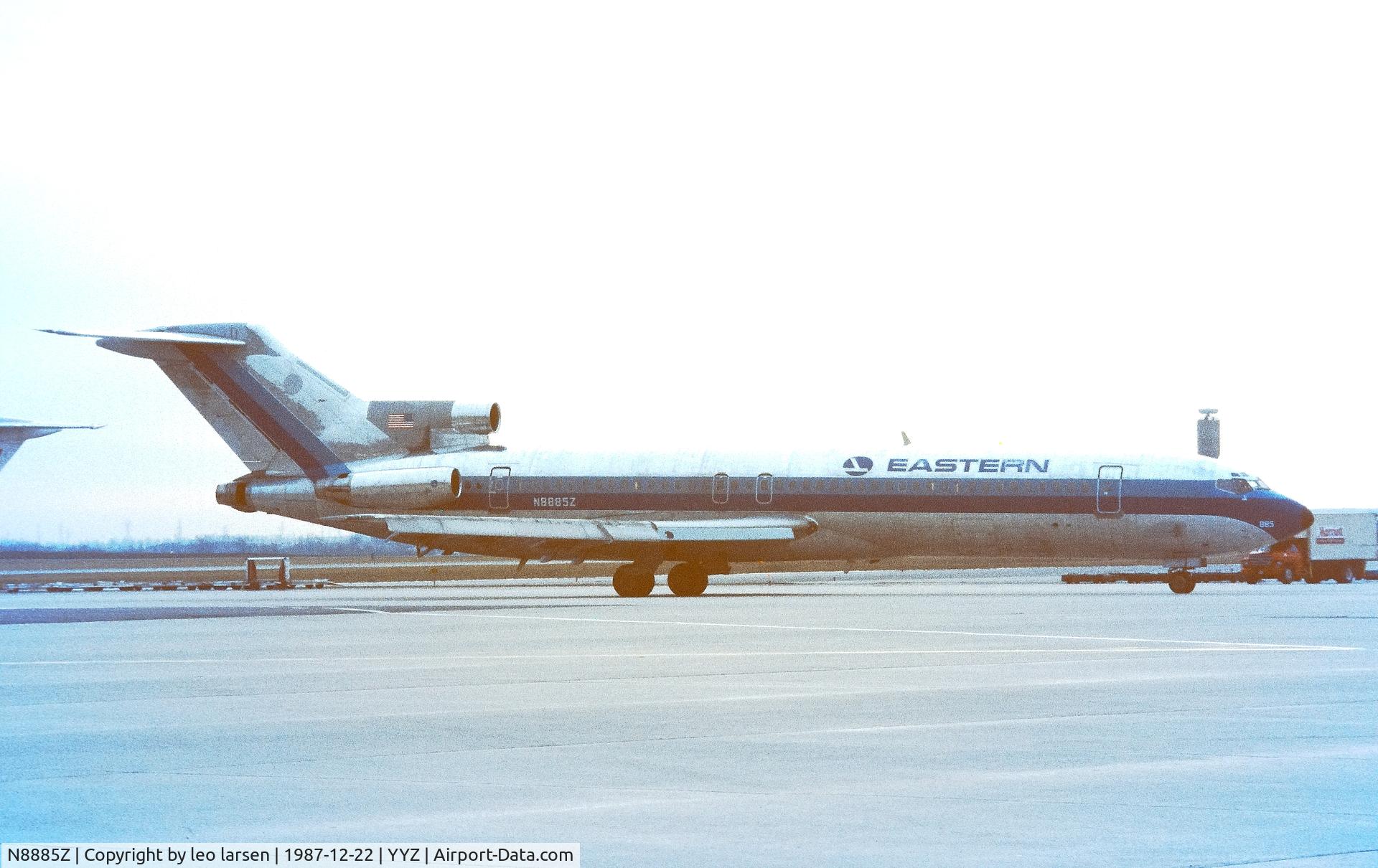 N8885Z, 1979 Boeing 727-225 C/N 21854, Toronto 22.12.1987