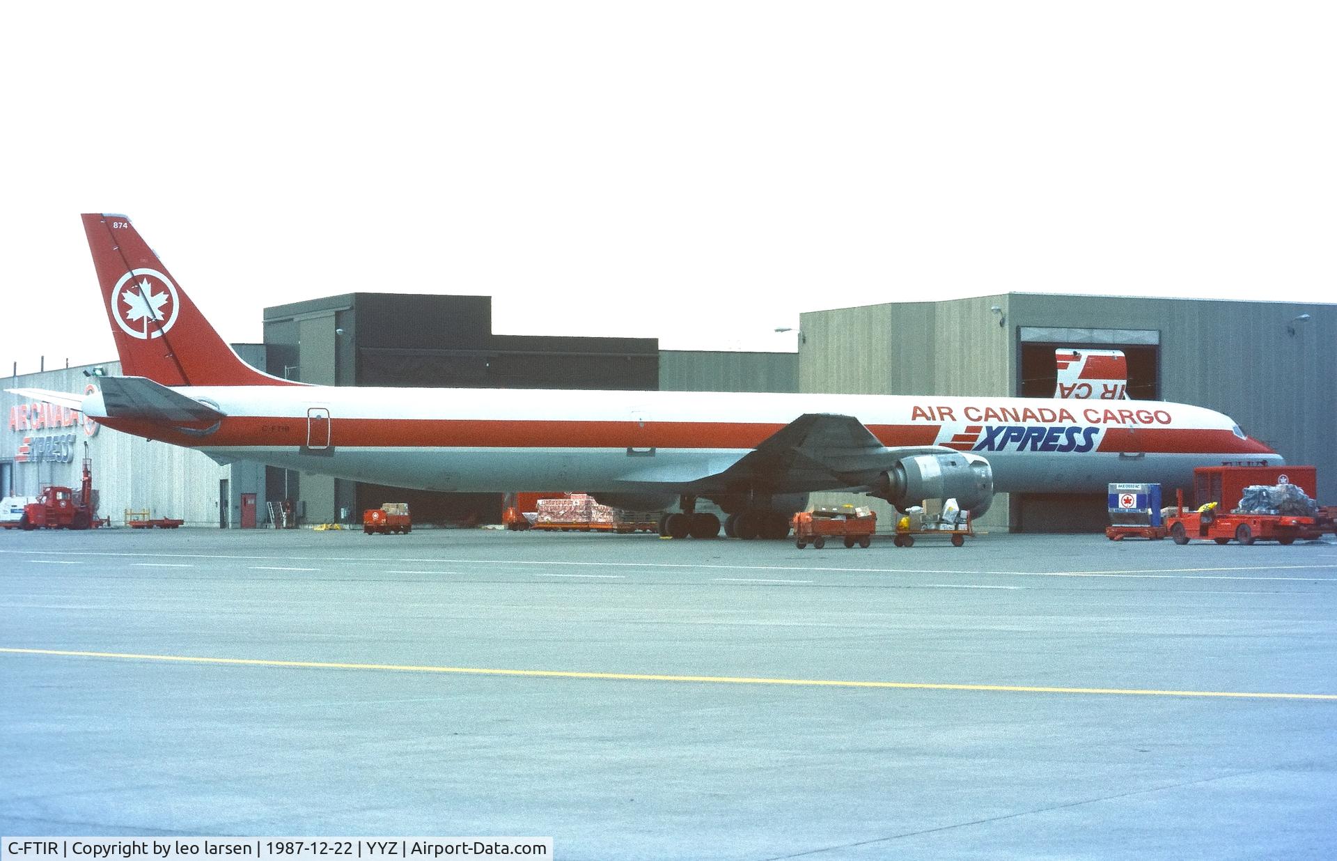C-FTIR, 1969 Douglas DC-8-73F C/N 46124, Toronto 22.12.1987