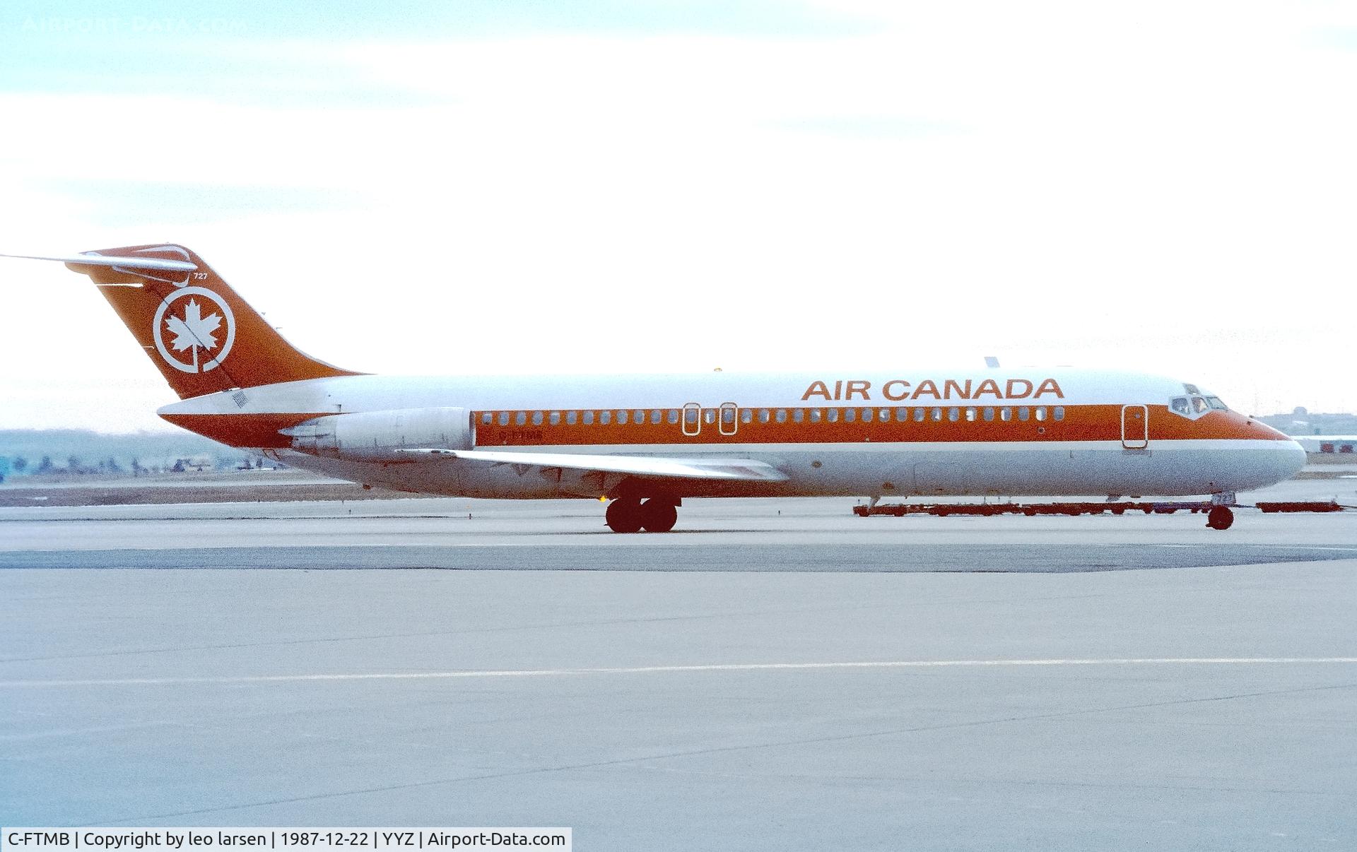 C-FTMB, 1968 Douglas DC-9-32 C/N 47289, Toronto 22.12.1987