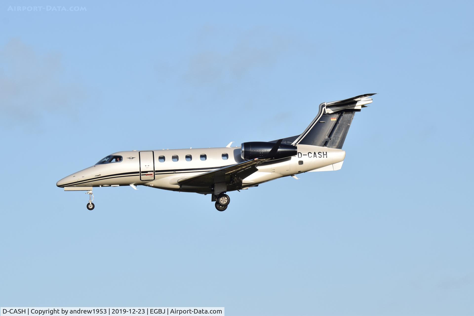 D-CASH, 2017 Embraer EMB-505 Phenom 300 C/N 50500398, D-CASH at Gloucestershire Airport.