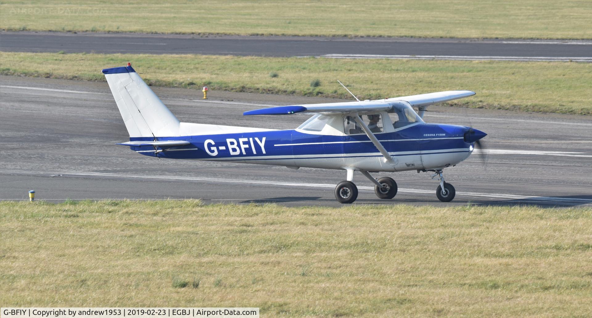 G-BFIY, 1977 Reims F150M C/N 1381, G-BFIY at Gloucestershire Airport.