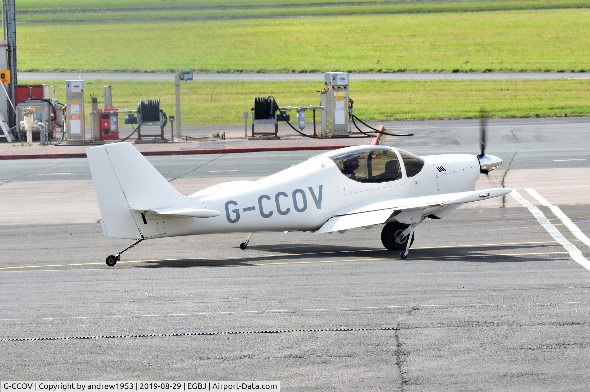 G-CCOV, 2004 Europa XS Monowheel C/N PFA 247-13998, G-CCOV at Gloucestershire Airport.