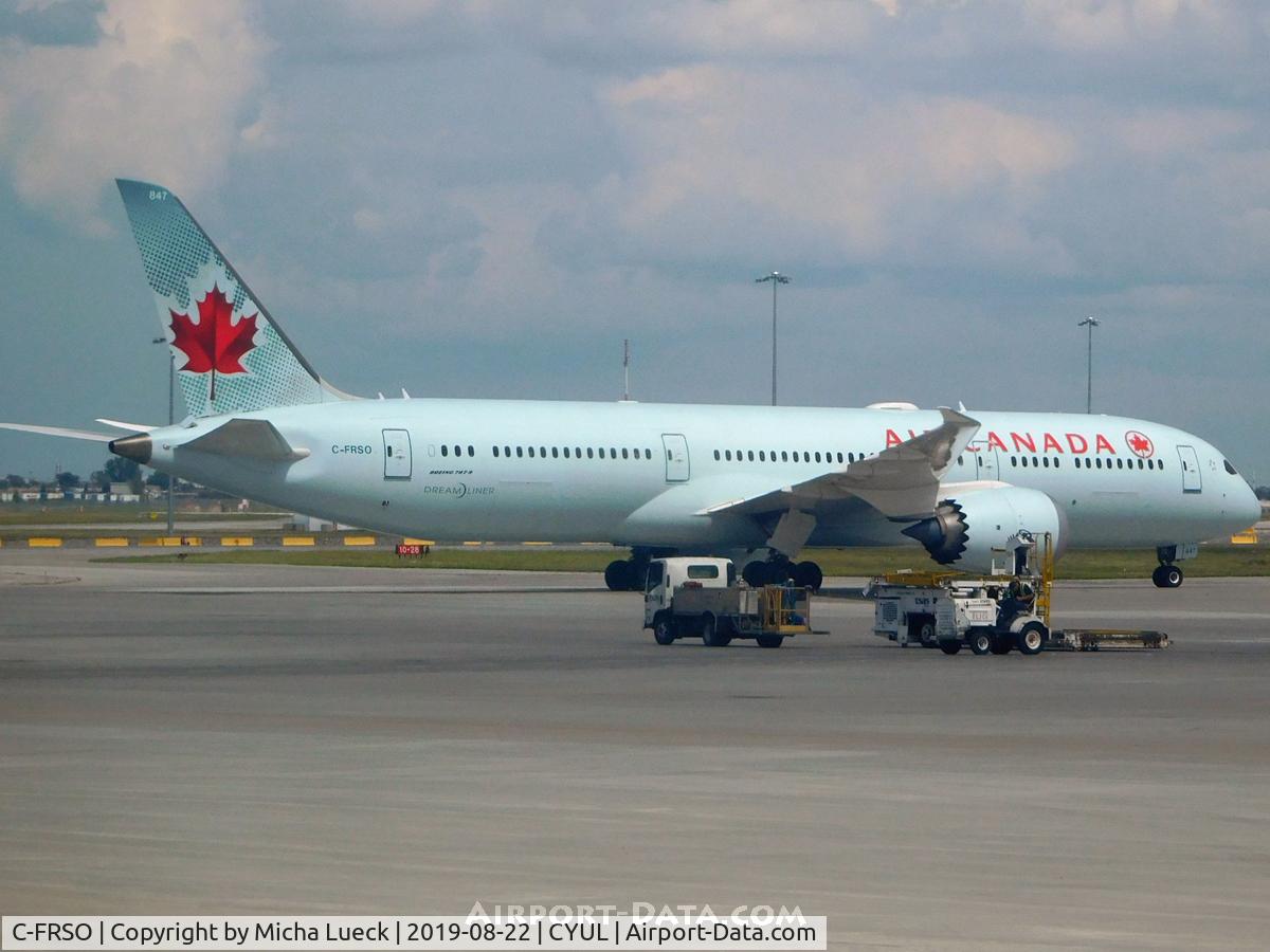 C-FRSO, 2017 Boeing 787-9 Dreamliner C/N 37177, At Montreal