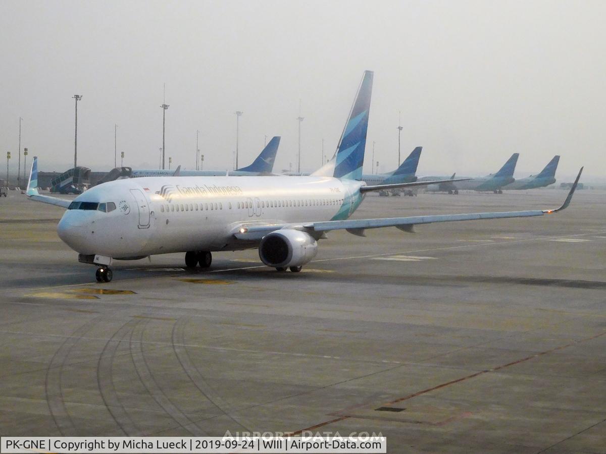 PK-GNE, 2014 Boeing 737-8U3 C/N 39936, At Jakarta
