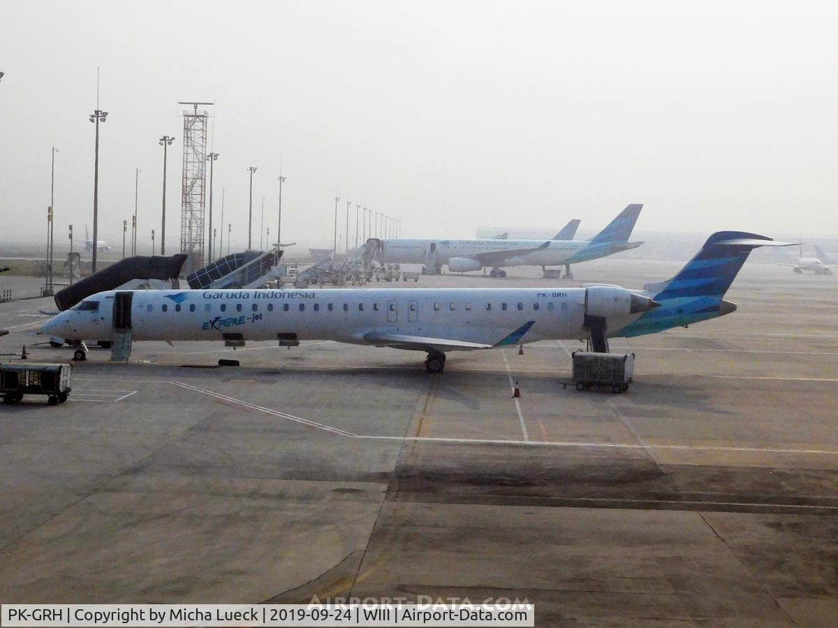 PK-GRH, 2013 Bombardier CRJ-1000 (CL-600-2E25) C/N 19030, At Jakarta