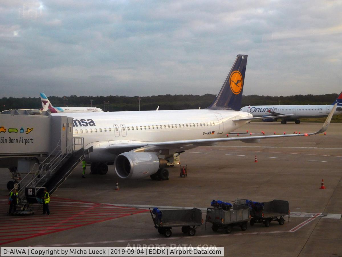 D-AIWA, 2017 Airbus A320-214 C/N 7681, At Cologne/Bonn