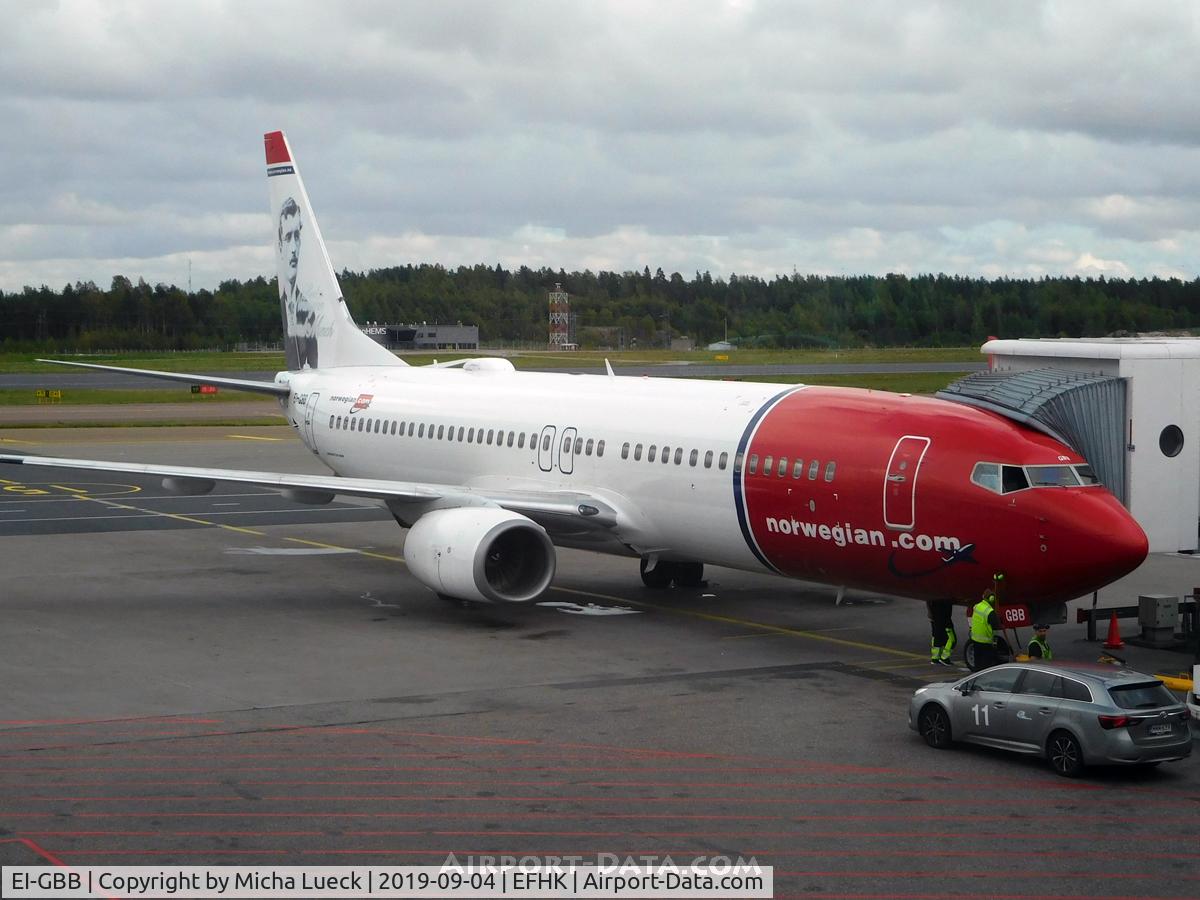 EI-GBB, 2008 Boeing 737-86N C/N 36809, At Vantaa