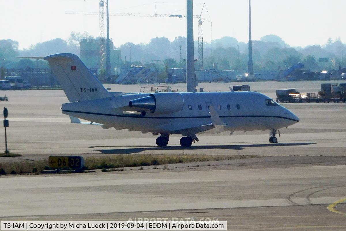 TS-IAM, 1999 Bombardier Challenger 604 (CL-600-2B16) C/N 5412, At Munich