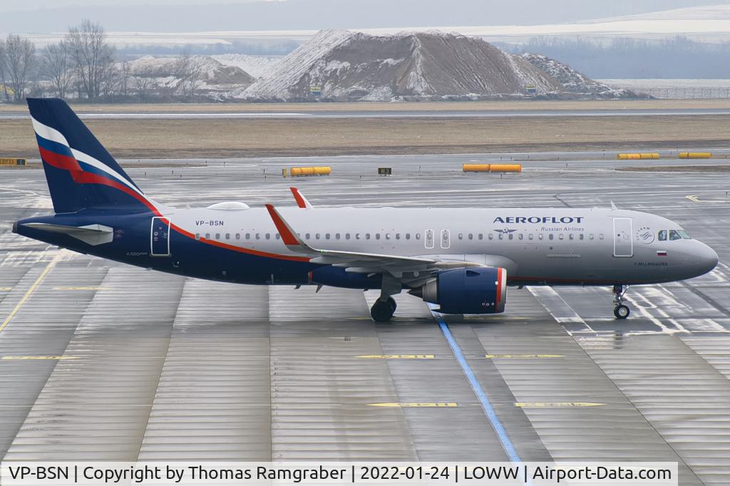 VP-BSN, 2021 Airbus A320-251N C/N 10525, Aeroflot Airbus A320Neo