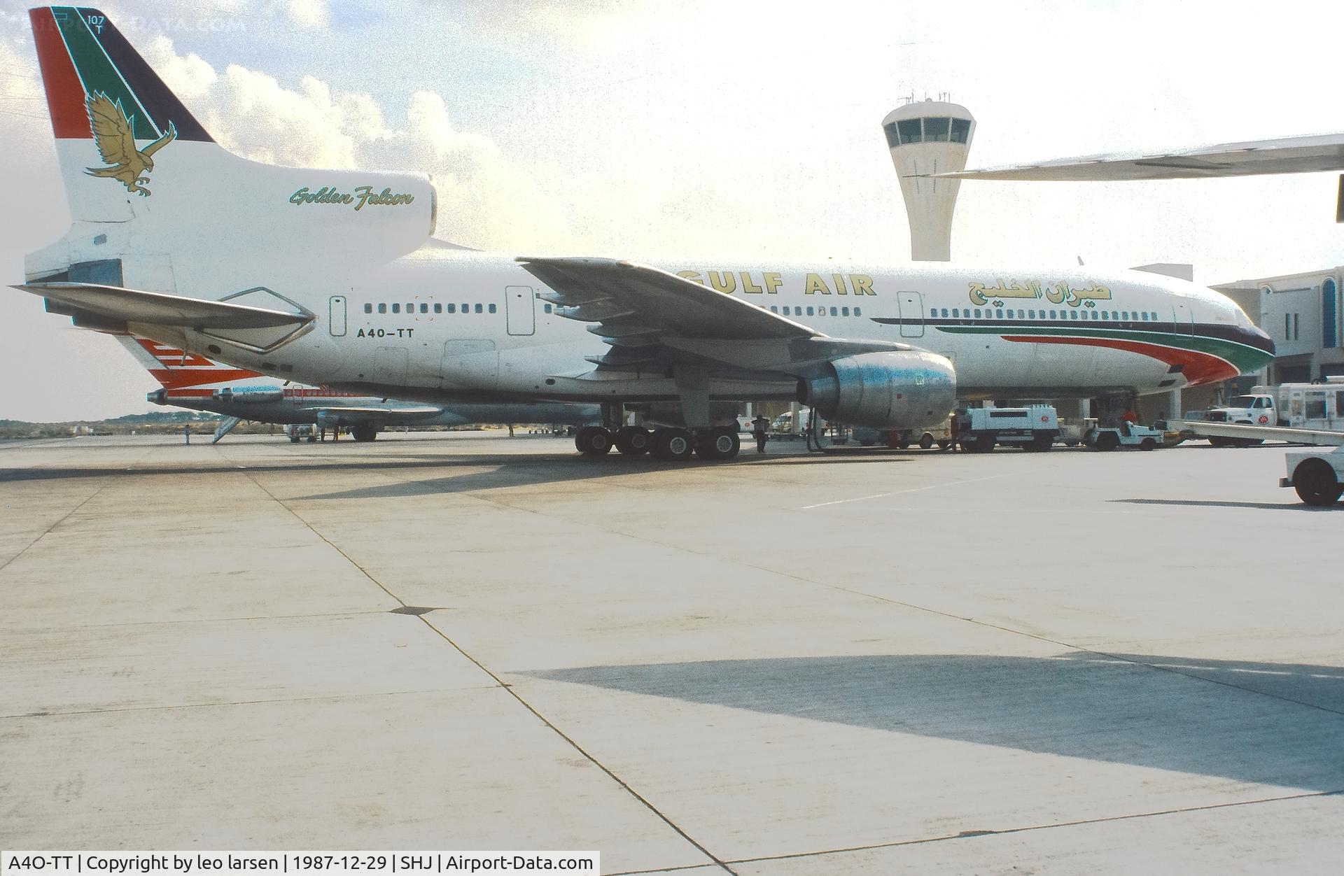 A4O-TT, 1981 Lockheed L-1011-385-1-15 TriStar 200 C/N 193U-1223, Sharjah 29.12.1987