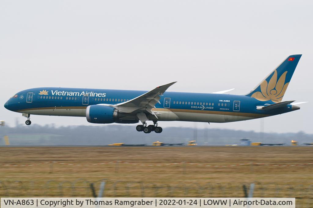 VN-A863, 2015 Boeing 787-96K Dreamliner C/N 35153, Vietnam Airlines Boeing 787-9 Dreamliner
