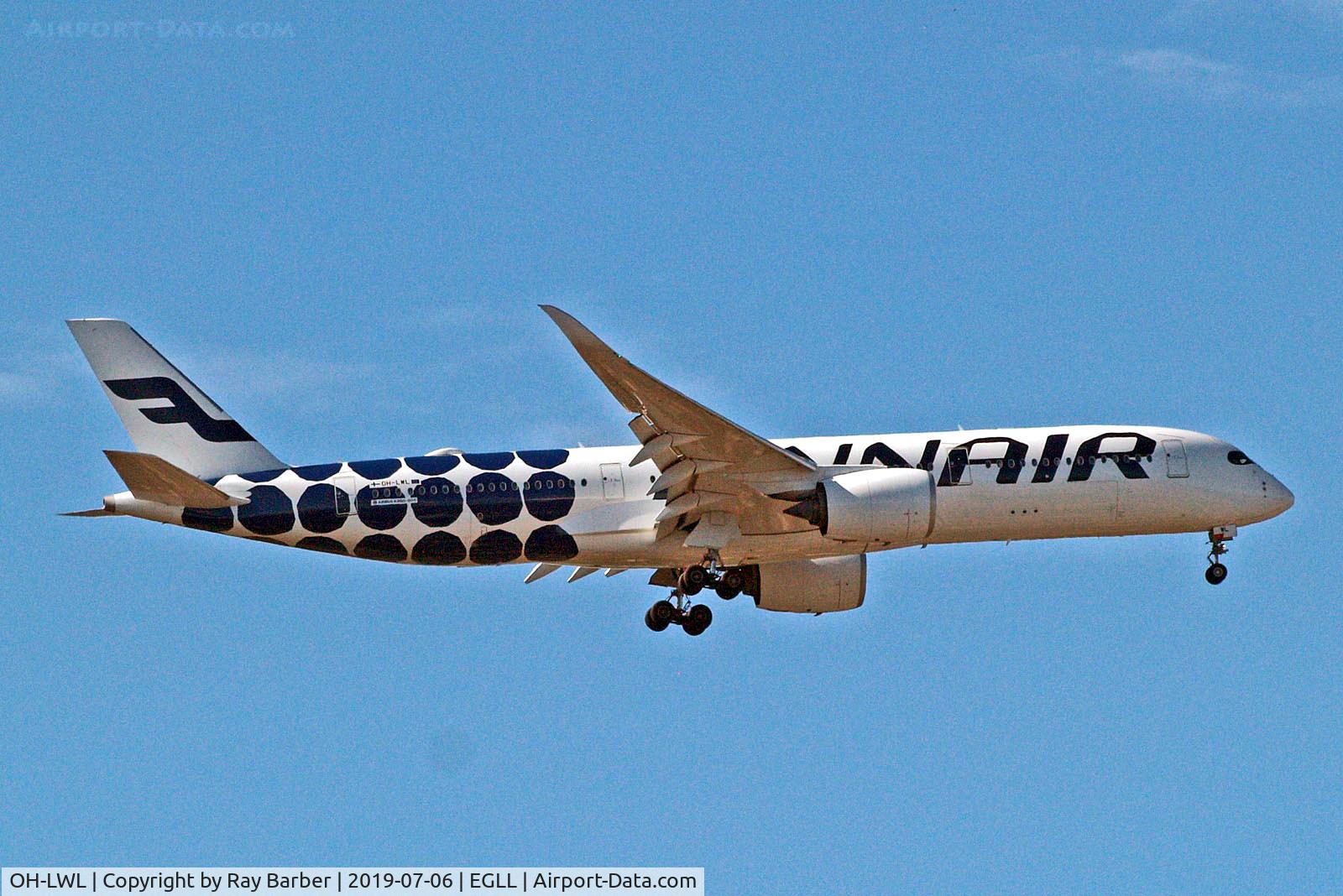 OH-LWL, 2017 Airbus A350-941 C/N 0134, OH-LWL   Airbus A350-941 [134] (Finnair) Home~G 06/07/2019