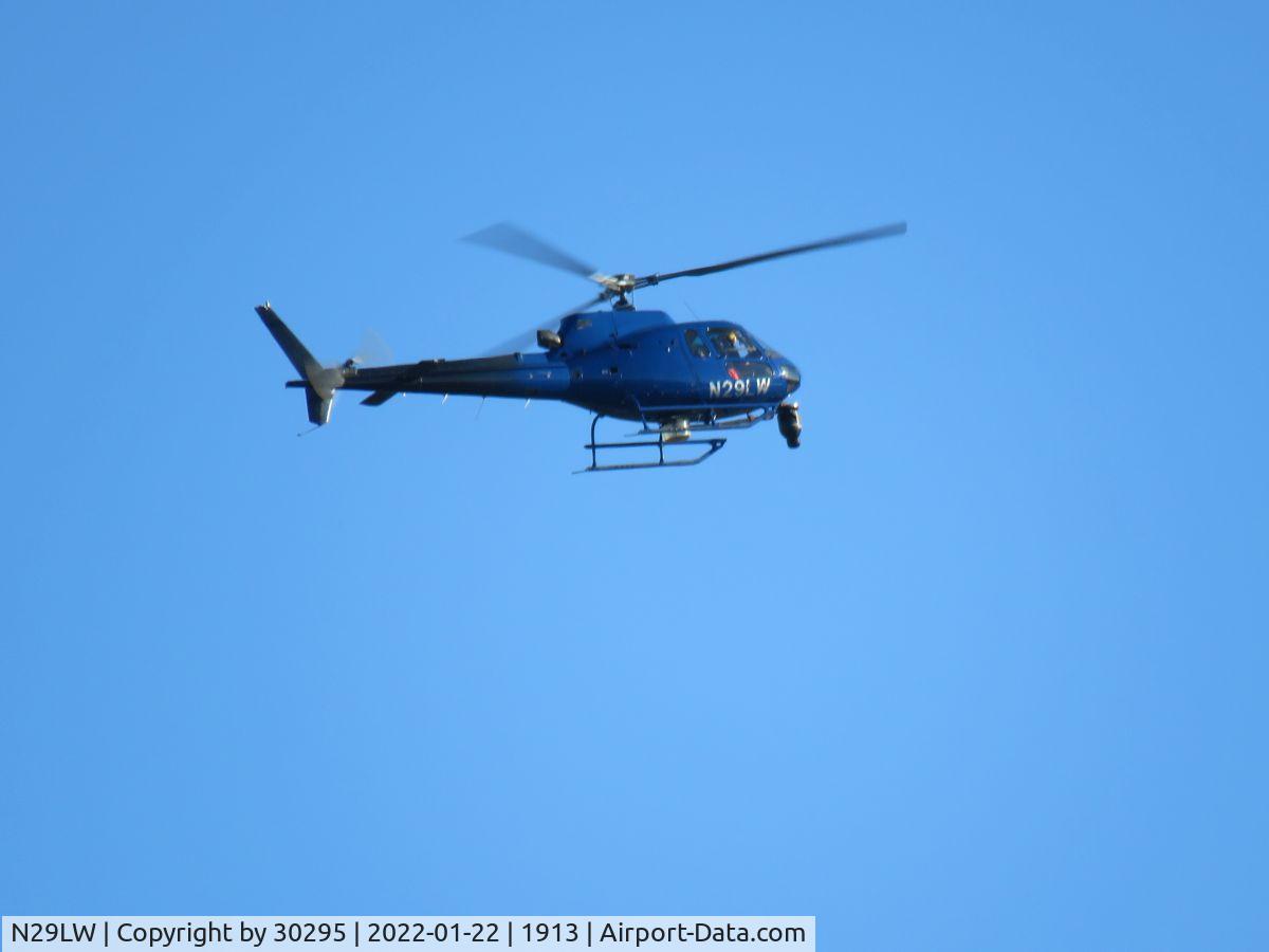 N29LW, 2008 Eurocopter AS-350B-2 Ecureuil Ecureuil C/N 4485, Checking wind damage
