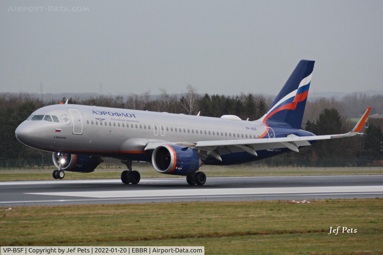 VP-BSF, 2020 Airbus A320-251N C/N 10481, Landing on rwy 25L.