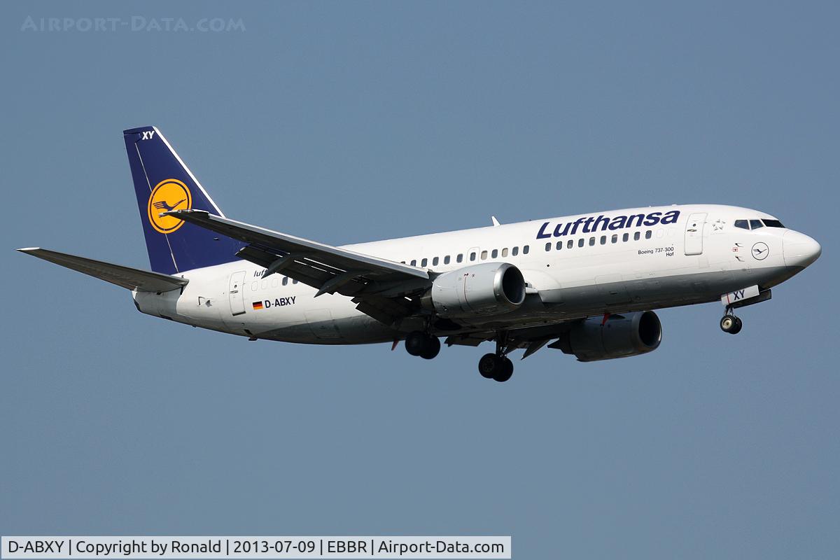 D-ABXY, 1989 Boeing 737-330 C/N 24563, at bru