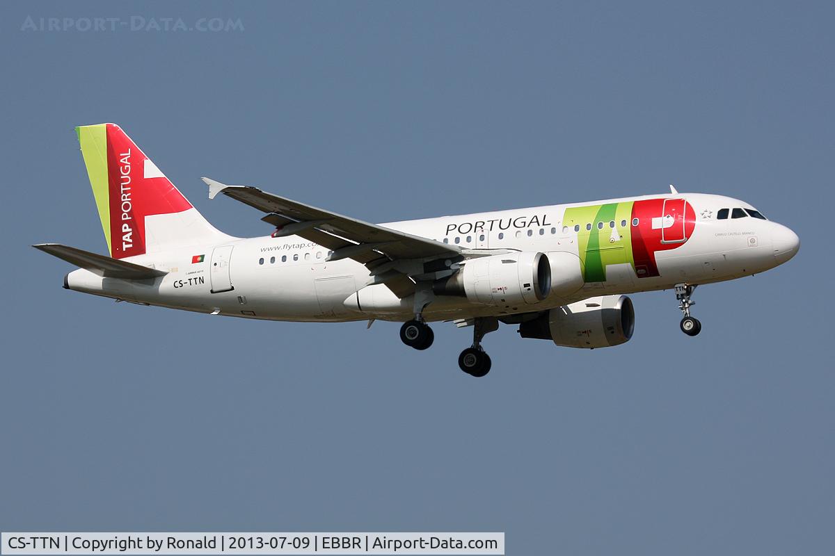 CS-TTN, 1999 Airbus A319-111 C/N 1120, at bru