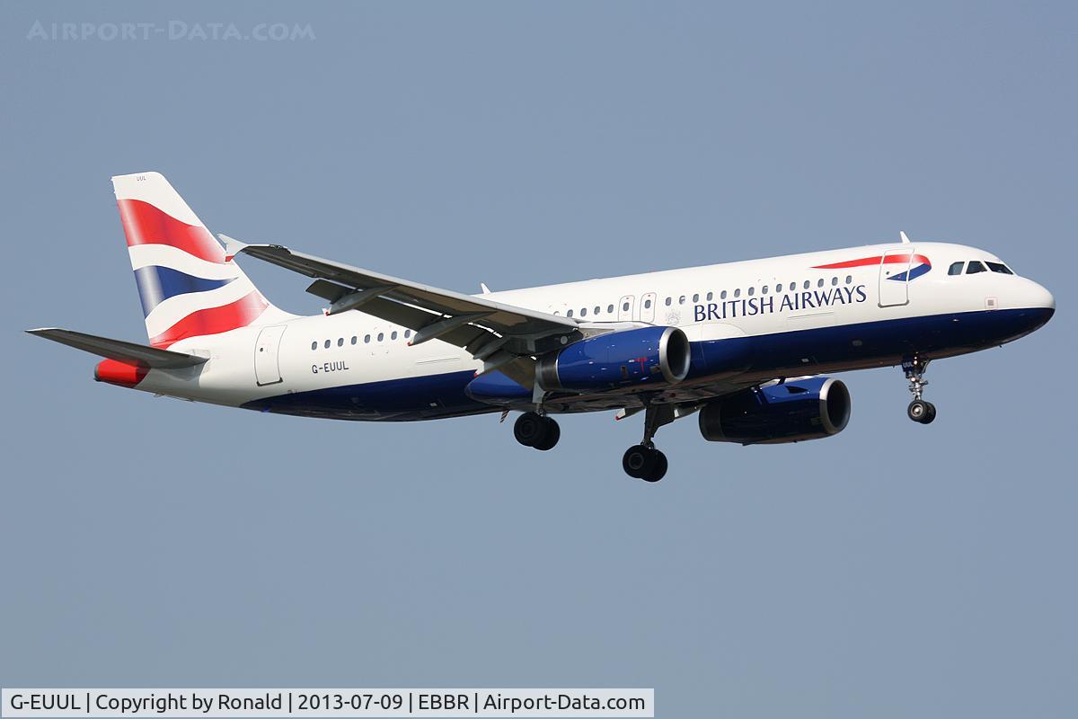 G-EUUL, 2002 Airbus A320-232 C/N 1708, at bru
