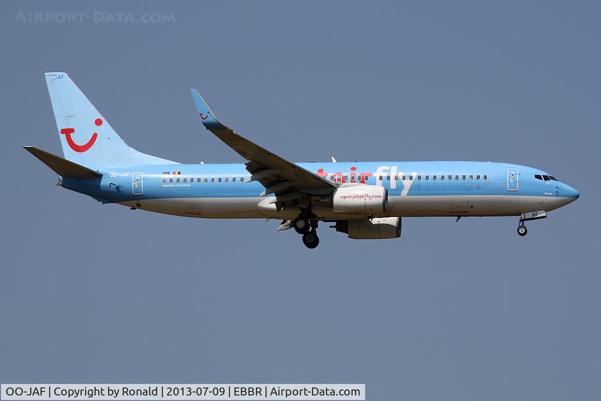 OO-JAF, 2007 Boeing 737-8K5 C/N 35133, at bru