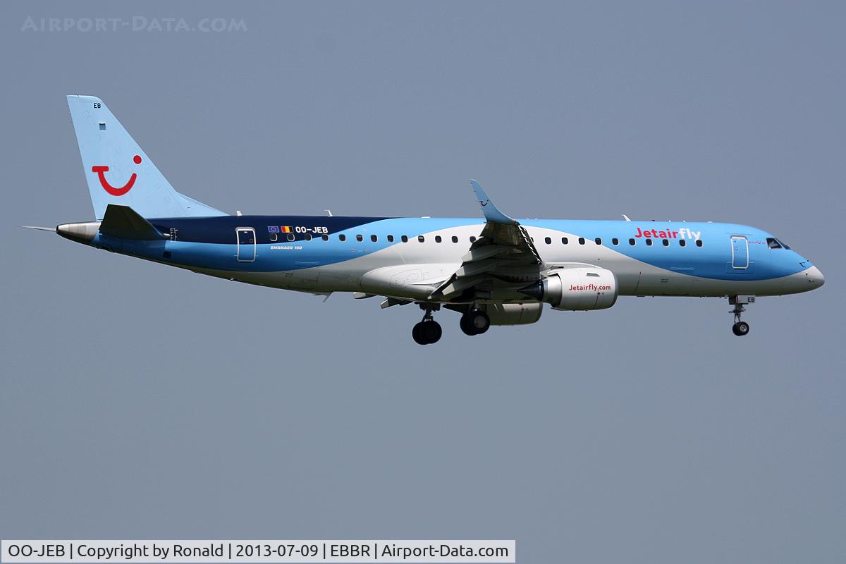 OO-JEB, 2013 Embraer 190STD (ERJ-190-100STD) C/N 19000607, at bru