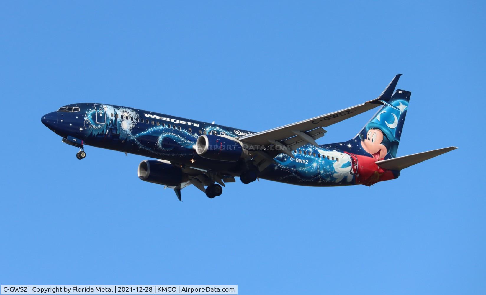 C-GWSZ, 2010 Boeing 737-8CT C/N 37092, MCO spotting 2021