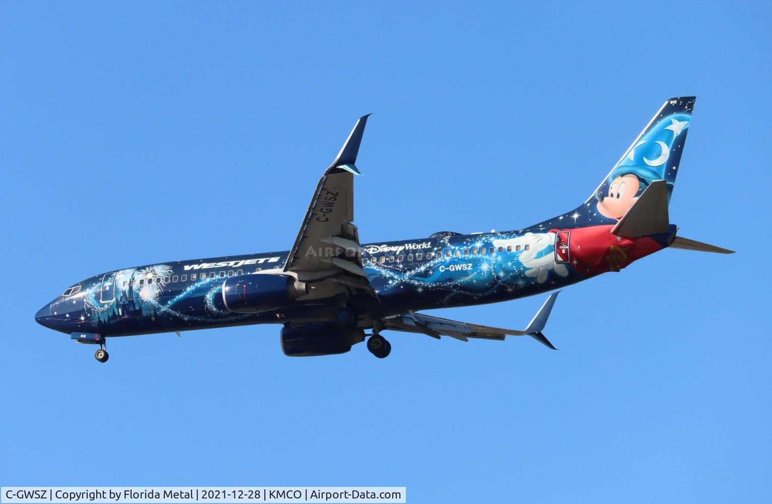 C-GWSZ, 2010 Boeing 737-8CT C/N 37092, MCO spotting 2021