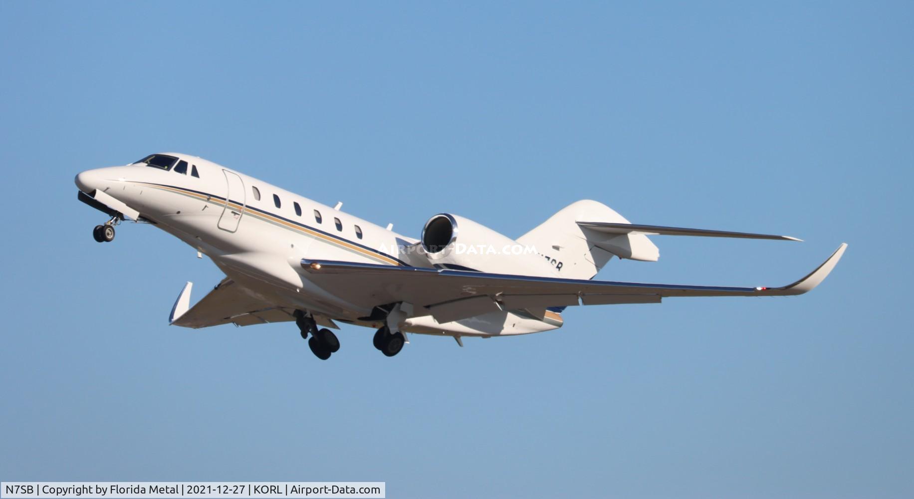 N7SB, 2003 Cessna 750 Citation X Citation X C/N 750-0209, ORL spotting 2021