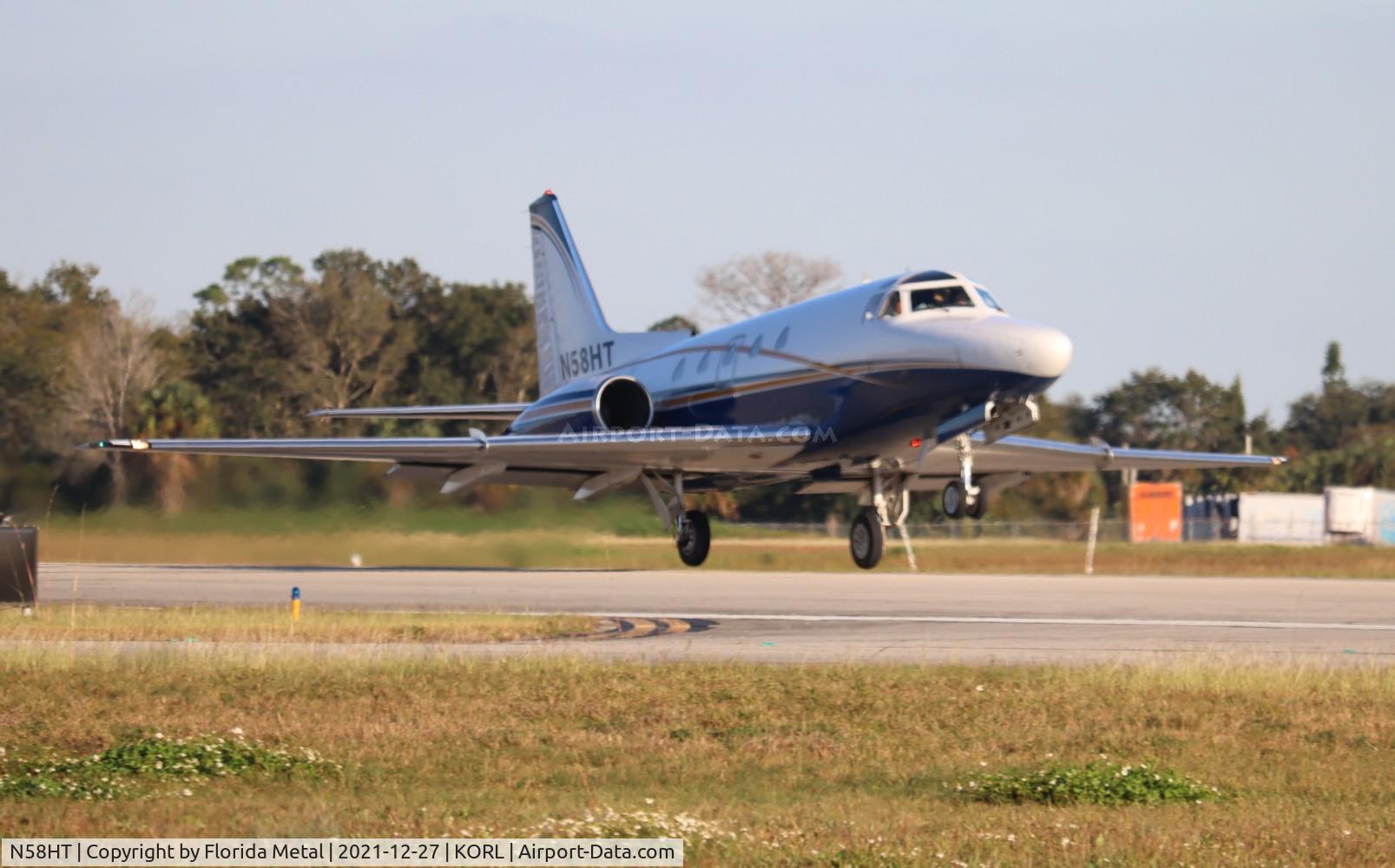 N58HT, 1981 Rockwell International NA-265-65 Sabreliner 65 C/N 465-70, ORL spotting 2021