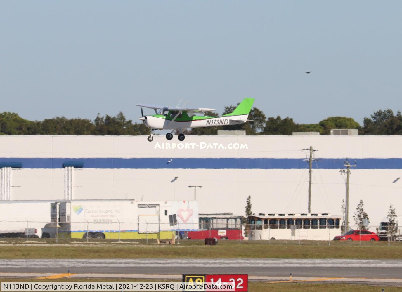 N113ND, 1967 Cessna 150H C/N 15067823, SRQ spotting 2021