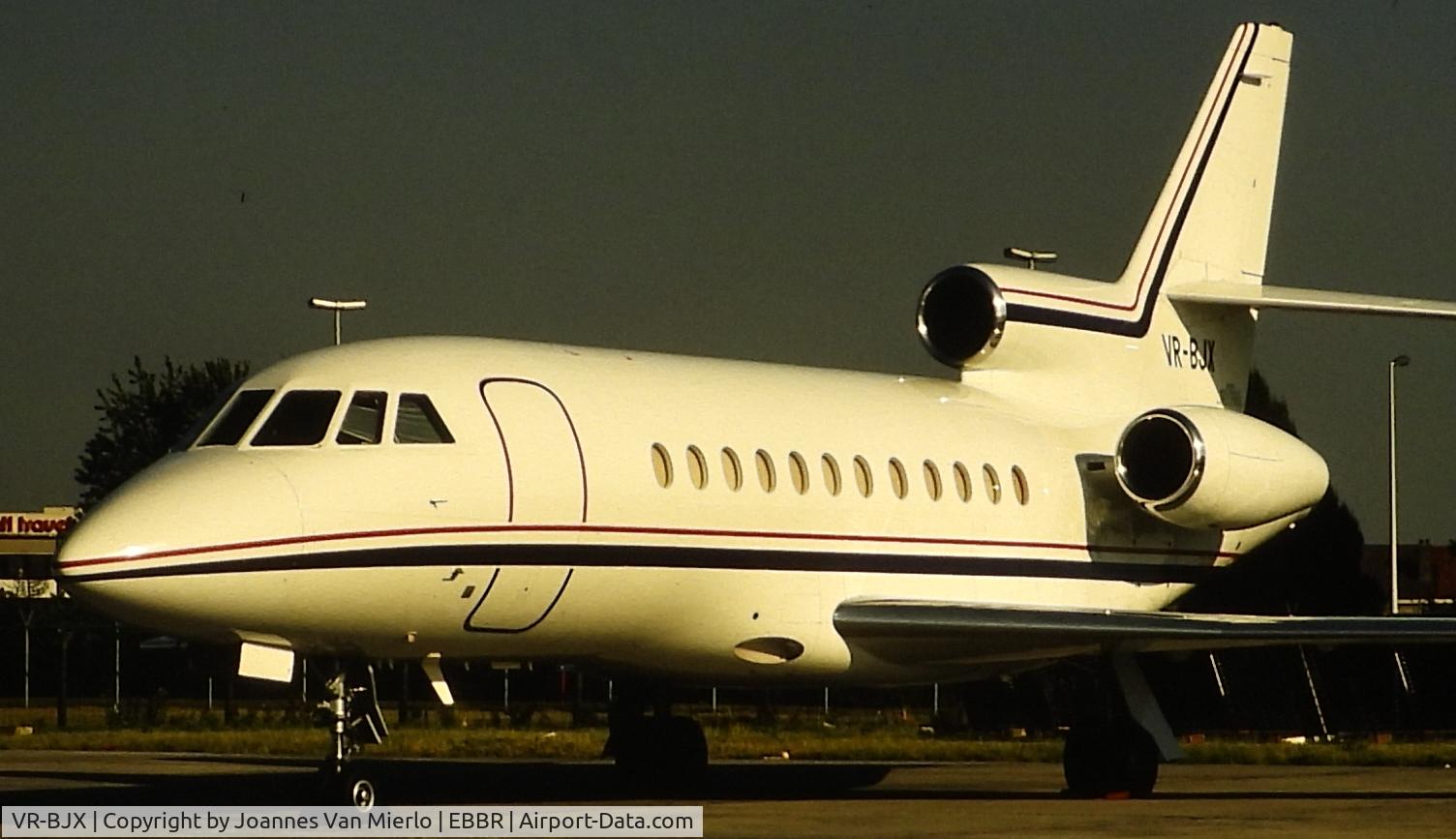 VR-BJX, 1985 Dassault-Breguet Falcon (Mystere) 900 C/N 4, Slide scan
