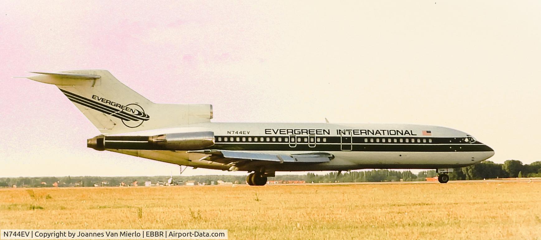 N744EV, 1987 Boeing 727-185C C/N 19827, Slide scan