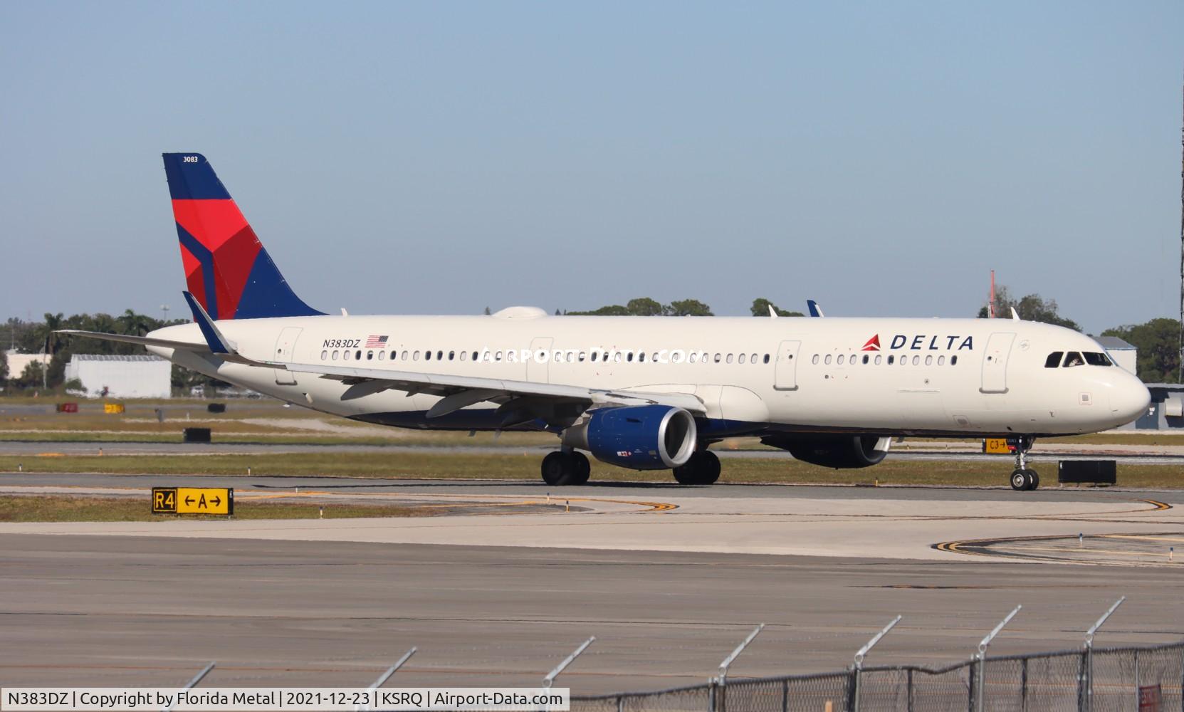 N383DZ, 2019 Airbus A321-211 C/N 8916, SRQ 2021