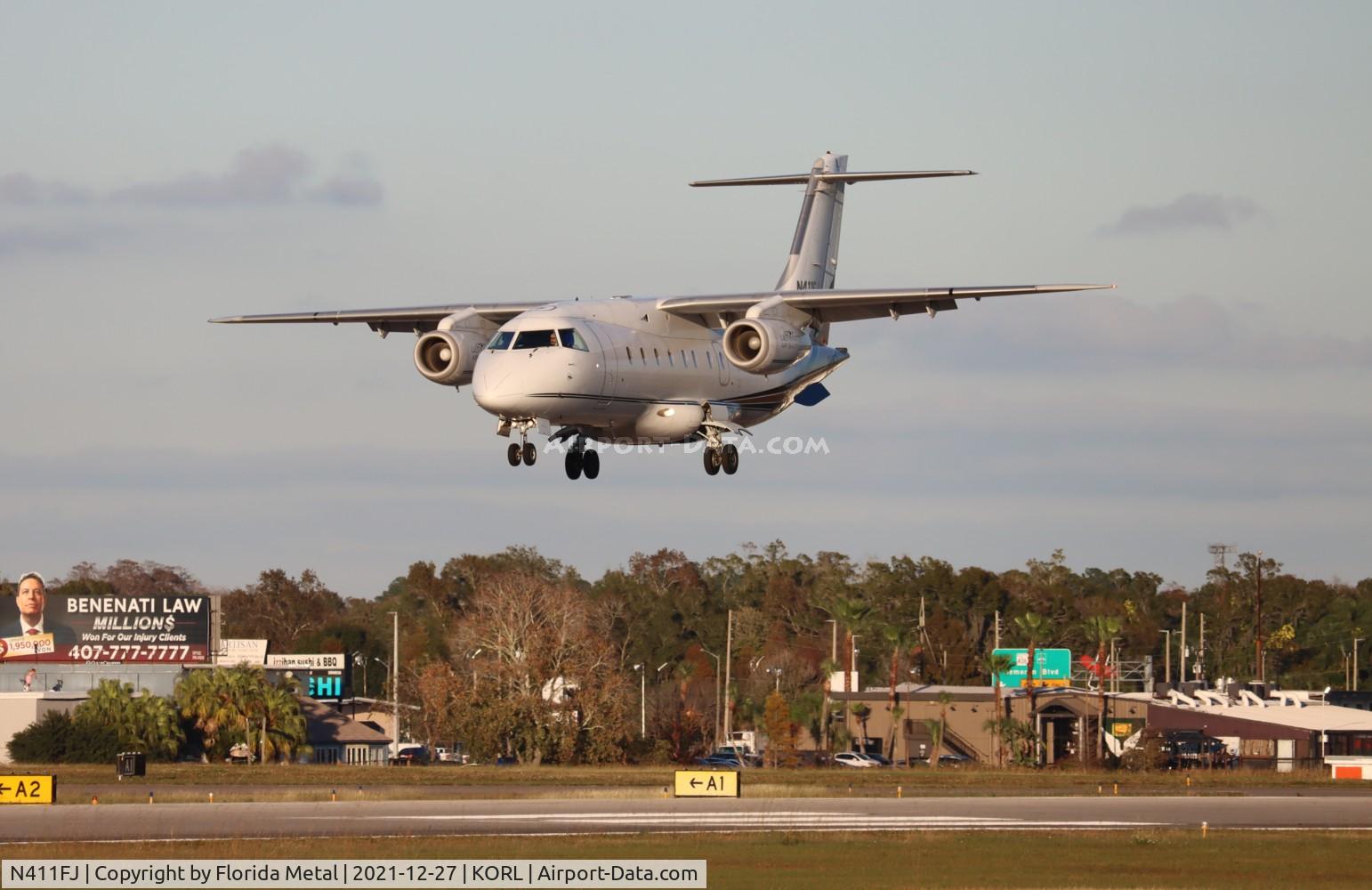 N411FJ, 2000 Fairchild Dornier 328-300 328JET C/N 3166, ORL 2021