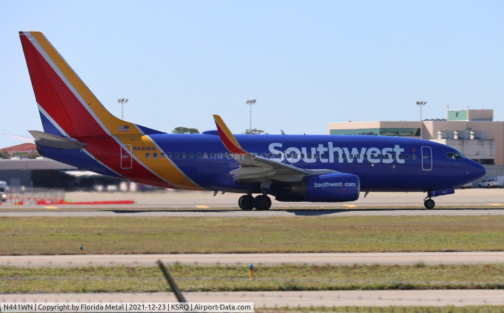 N441WN, 2003 Boeing 737-7H4 C/N 29837, SRQ 2021