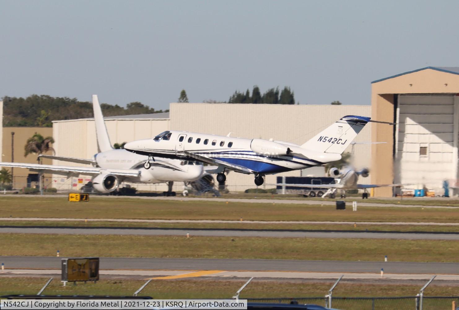 N542CJ, 2018 Cessna 525B CitationJet CJ3+ C/N 525B-0542, SRQ 2021