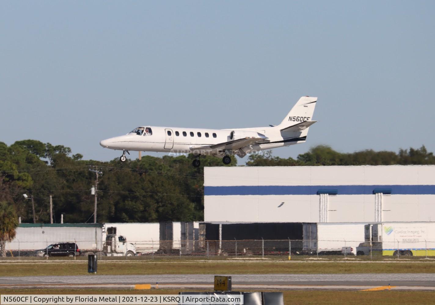 N560CF, 1990 Cessna 560 Citation V C/N 560-0040, SRQ 2021