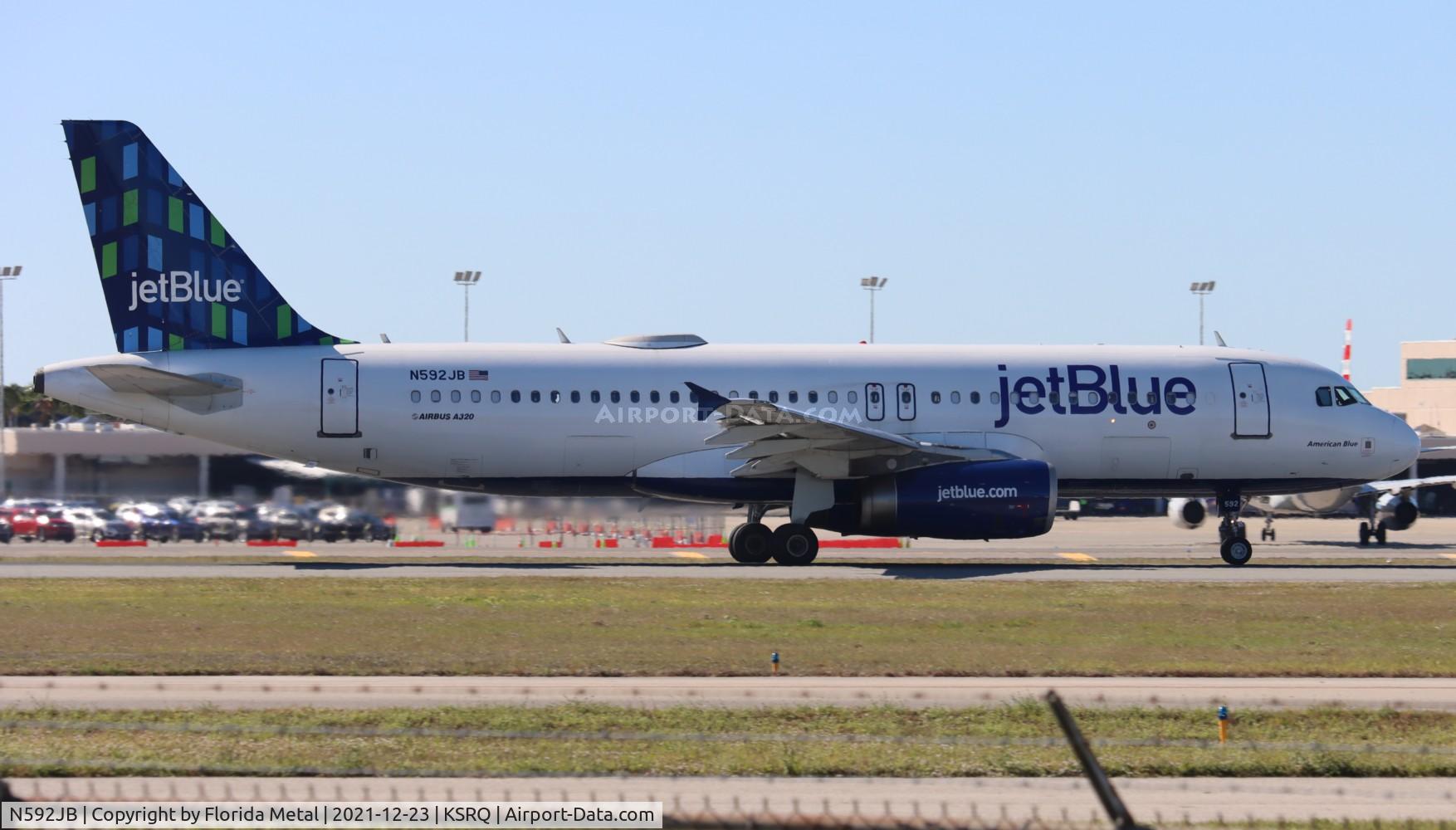 N592JB, 2004 Airbus A320-232 C/N 2259, SRQ 2021