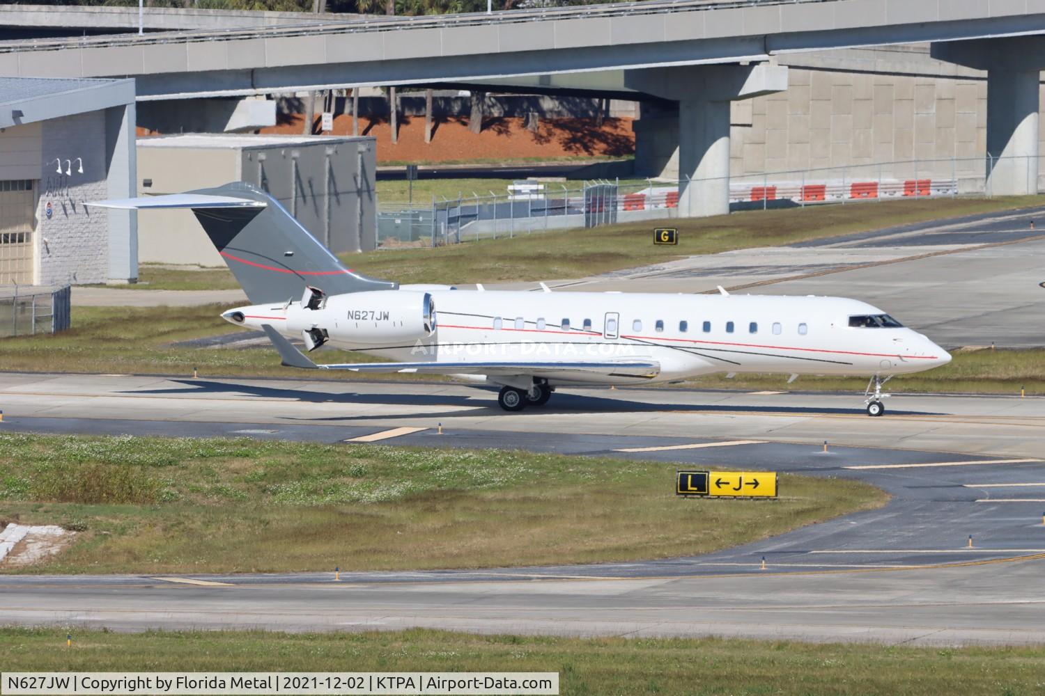 N627JW, 2013 Bombardier BD-700-1A11 Global 5000 C/N 9550, TPA 2021