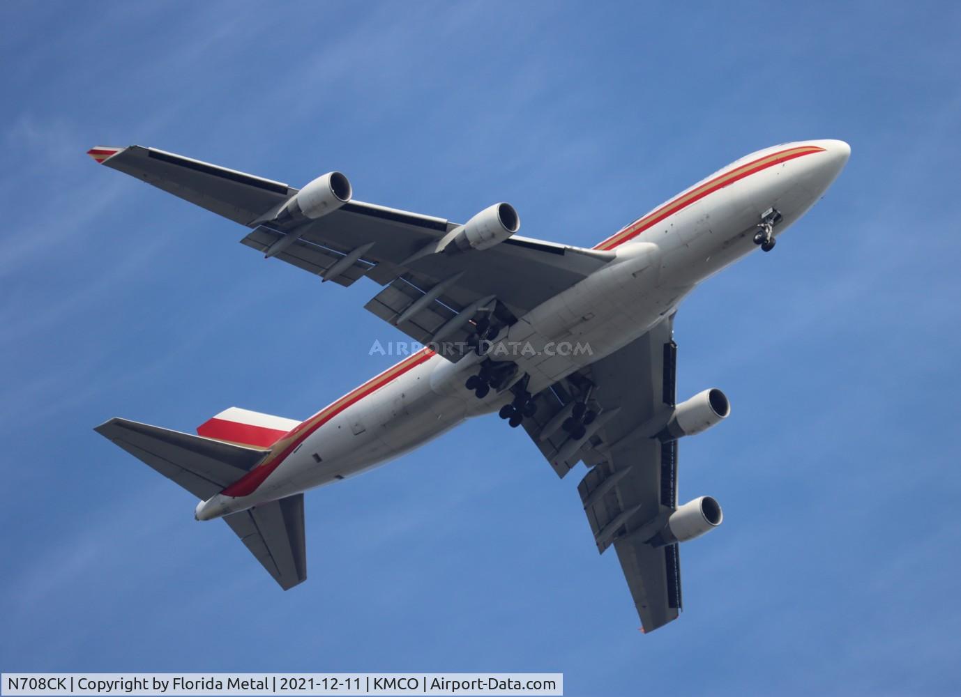 N708CK, 1991 Boeing 747-4B5BCF C/N 25275, MCO 2021