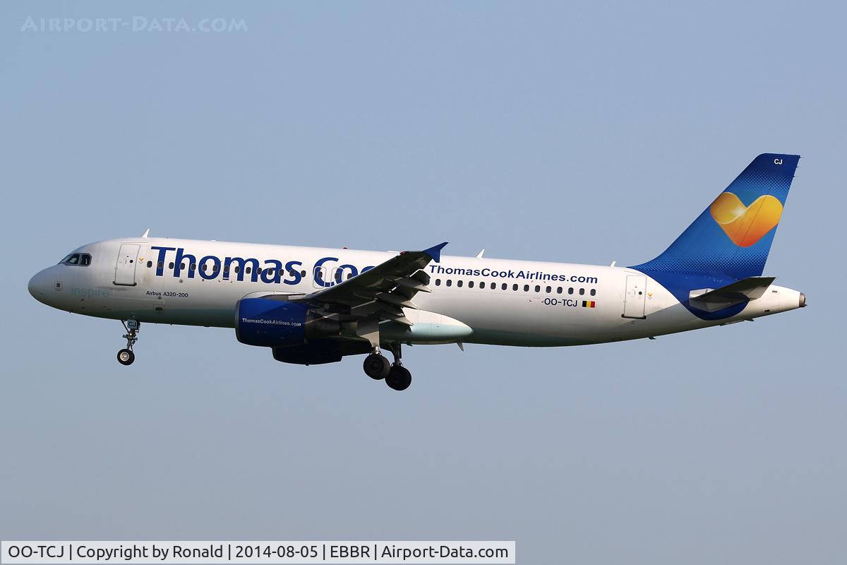 OO-TCJ, 2002 Airbus A320-214 C/N 1787, at bru